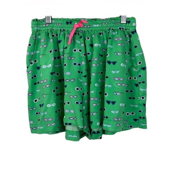 Mini Boden Green Printed Shorts - Picture 1 of 7